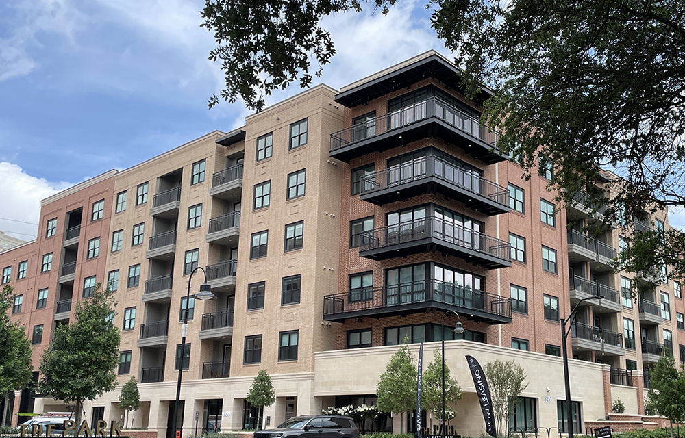 Crystal Window & Door Systems provides over 700 windows for Park at Katy Trail